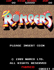 Rompers (Japan) Title Screen